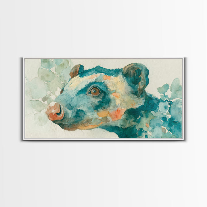 Subtle Marble Texture Framed Canvas Print, Medical Office Art, Educational Poster, Office Decor, Fine Art, Calm, Fine Art Print, MOA-2x1-87