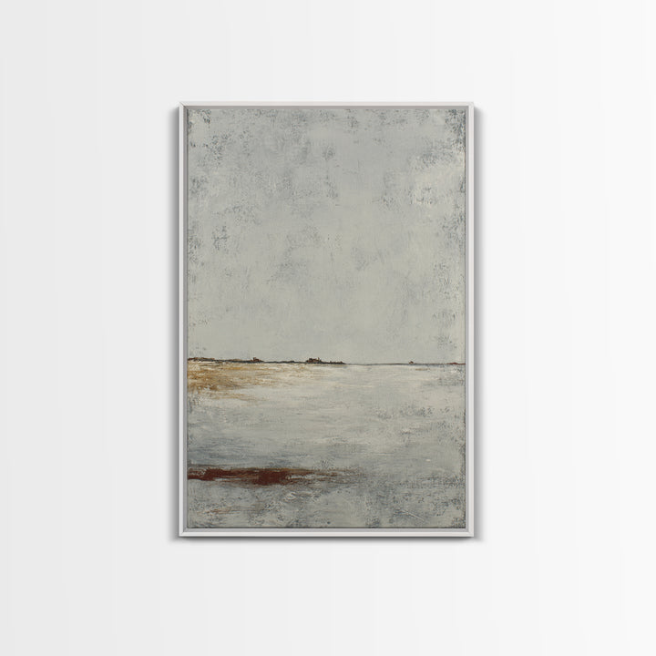 Peaceful Ocean Horizon Framed Canvas Print, Medical Office Art, Minimalist Decor, Office Decor, Calm, Dental Office Decor, MOA-2x3-12