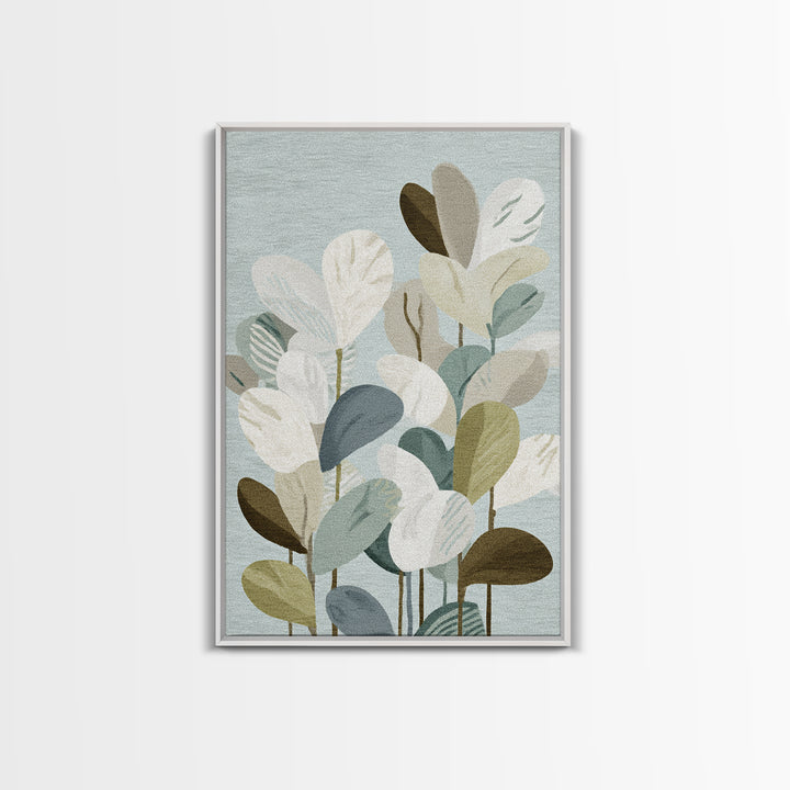 Clean Geometric Composition Framed Canvas Print, Medical Office Art, Room Decor, Office Decor, Abstract Art, Calm, MOA-2x3-18