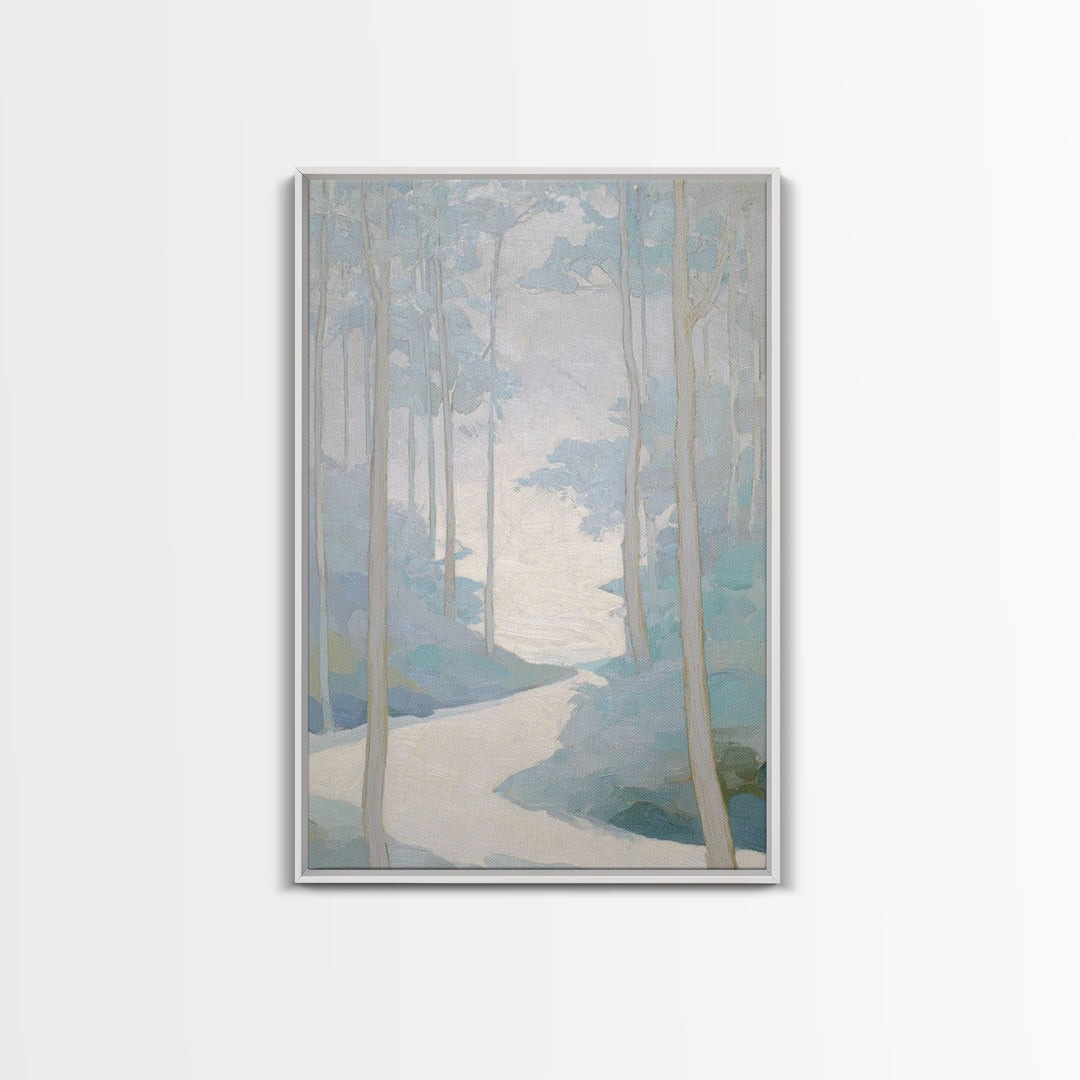 Gentle Forest Path Canvas Print, Medical Office Art, Digital Wall Art, Office Decor, Fine Art, Calm, Healthcare Wall Art, MOA-2x3-49