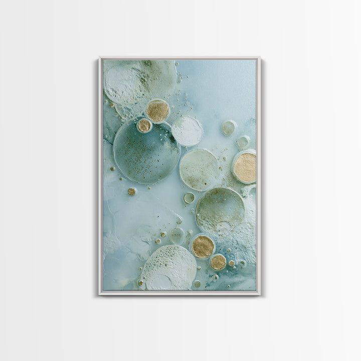 Abstract Cells and Circles as Soothing Pattern Canvas Print, Medical Office Art, Minimalist Art, Office Decor, Fine Art, Calm, MOA-2x3-61