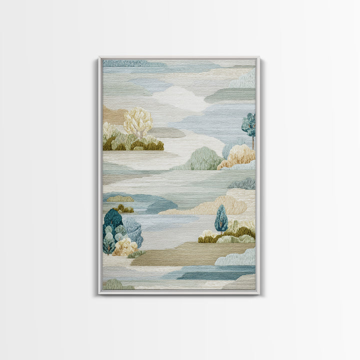 Clean Geometric Composition Canvas Print, Medical Office Art, Home Decor, Office Decor, Calm, Medical Art, Medical Decor, MOA-2x3-66