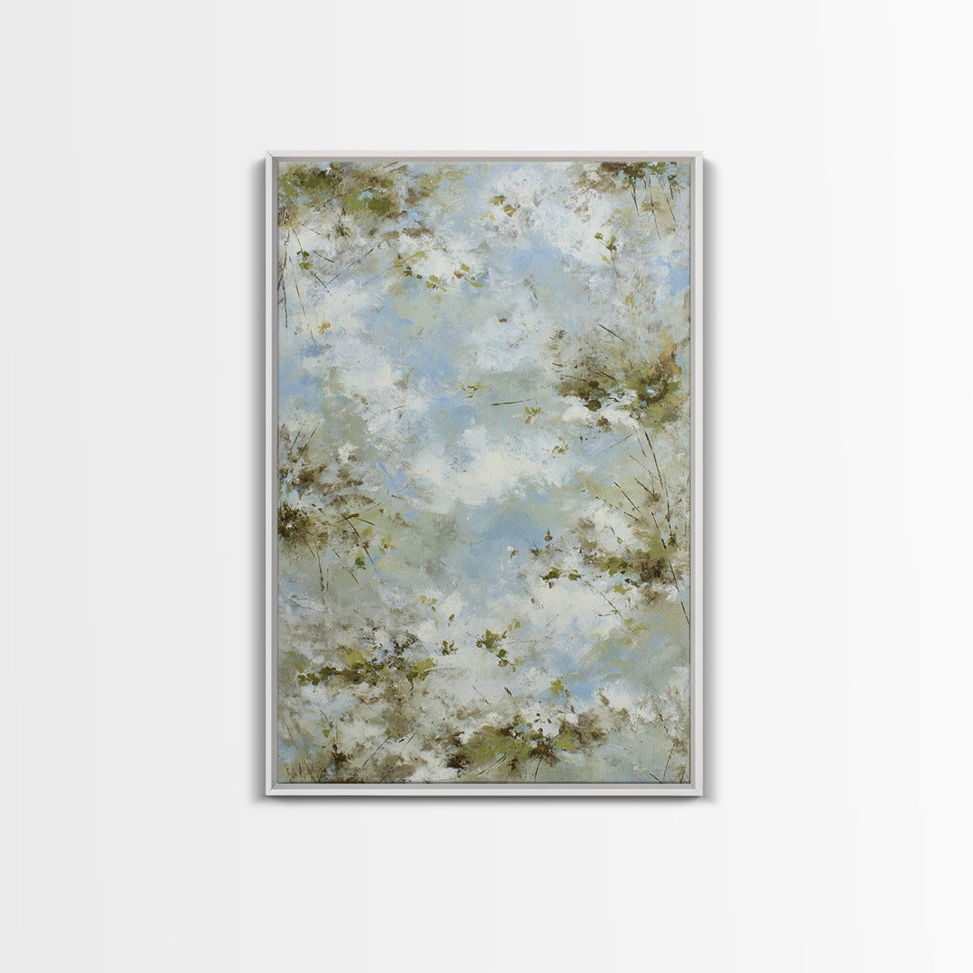 Sunlit Meadow with Wildflowers and Calm Mood Canvas Print, Medical Office Art, Medical Student Gift, Office Decor, Calm, MOA-2x3-68
