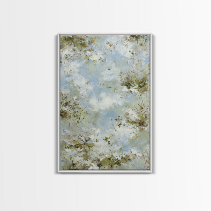Sunlit Meadow with Wildflowers and Calm Mood Canvas Print, Medical Office Art, Medical Student Gift, Office Decor, Calm, MOA-2x3-68