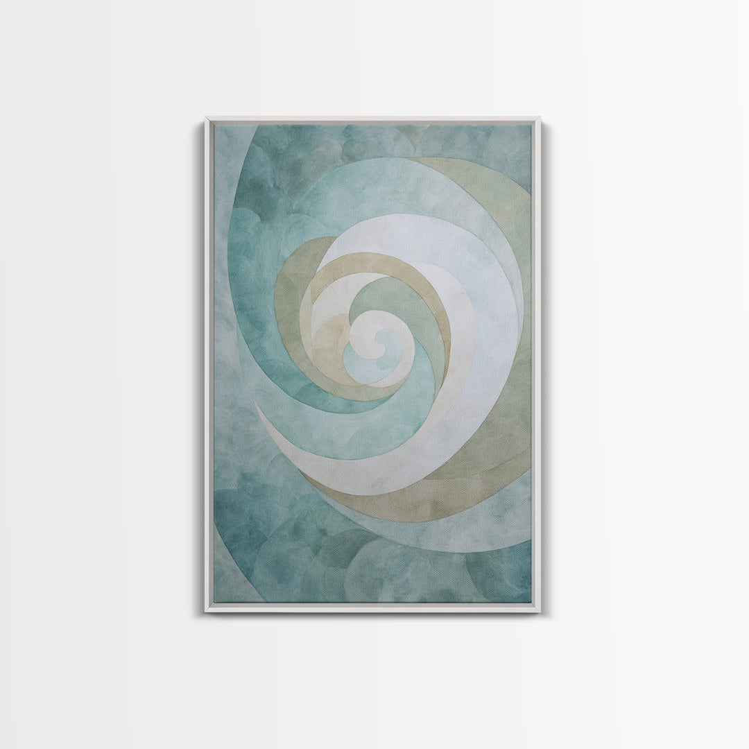 Abstract Healing Spiral Canvas Print, Medical Office Art, Digital Wall Art, Office Decor, Fine Art, Calm, Healthcare Wall Art, MOA-2x3-71