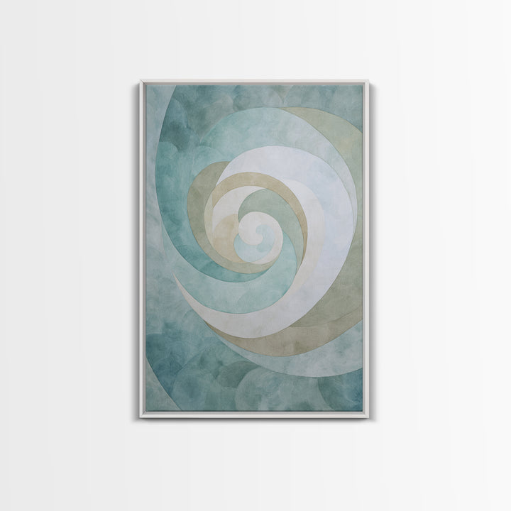 Abstract Healing Spiral Canvas Print, Medical Office Art, Digital Wall Art, Office Decor, Fine Art, Calm, Healthcare Wall Art, MOA-2x3-71