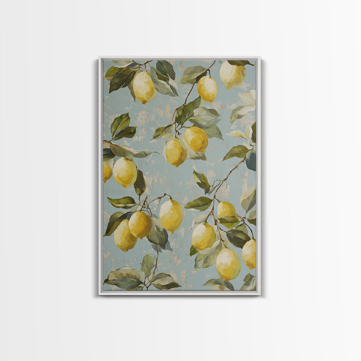 Fresh Citrus and Leaves for Bright Optimism Canvas Print, Medical Office Art, Office Decor, Calm, Medical Wall Art, MOA-2x3-80