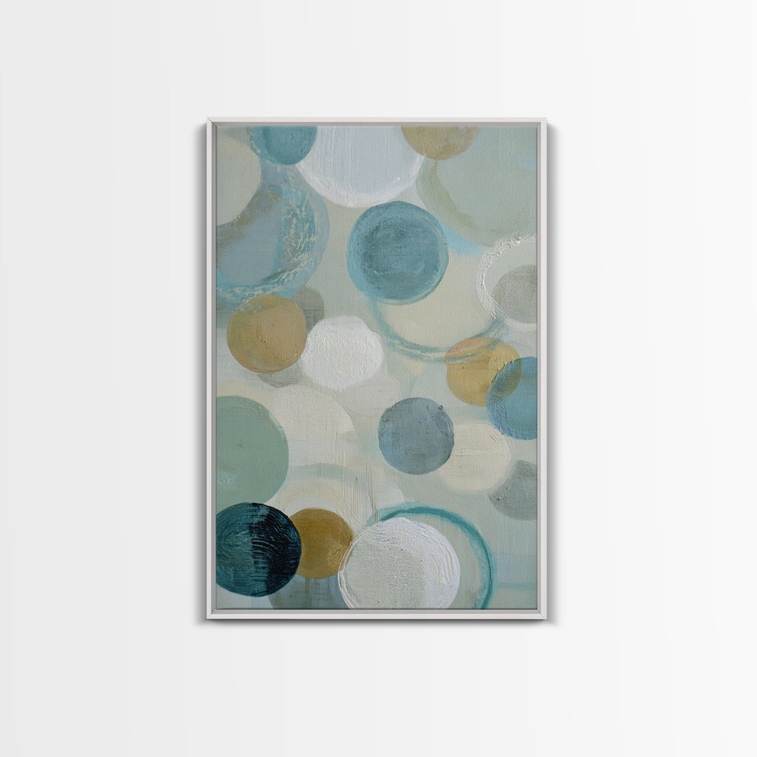 Abstract Cells and Circles as Soothing Pattern Canvas Print, Medical Office Art, Medical Office Decor, Office Decor, Calm, MOA-2x3-85