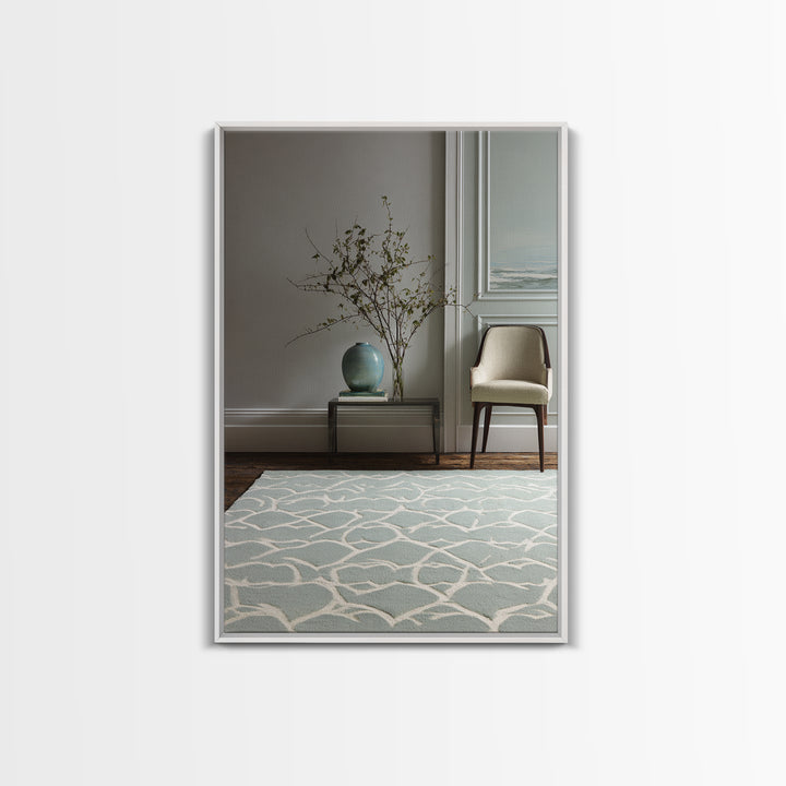 Clean Geometric Composition Framed Canvas Print, Medical Office Art, Printable Art, Office Decor, Calm, Medical Wall Art, MOA-2x3-90