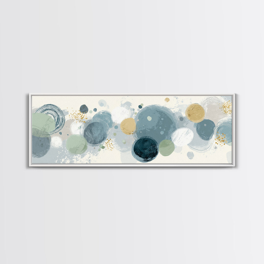 Abstract Cells and Circles as Soothing Pattern Canvas Print, Medical Office Art, Healthcare Wall Art, Office Decor, MOA-3x1-45