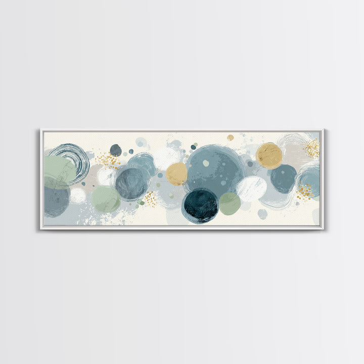 Abstract Cells and Circles as Soothing Pattern Canvas Print, Medical Office Art, Healthcare Wall Art, Office Decor, MOA-3x1-45