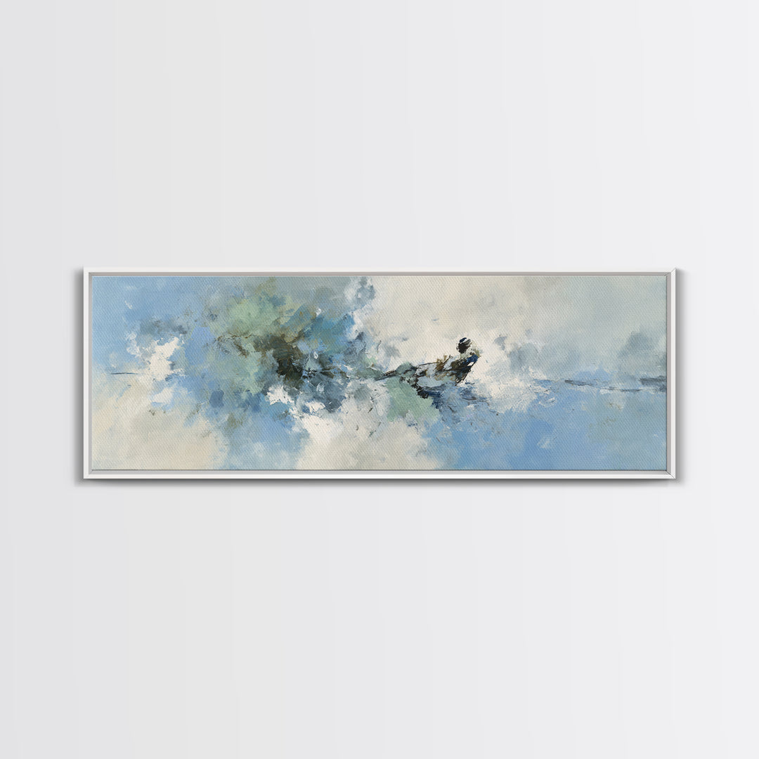 Simple Line Figure Framed Canvas Print, Medical Office Art, Printable Card, Office Decor, Fine Art, Calm, School Nurse Art, MOA-3x1-58