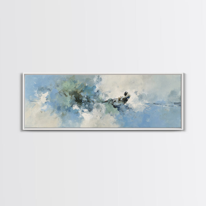 Simple Line Figure Framed Canvas Print, Medical Office Art, Printable Card, Office Decor, Fine Art, Calm, School Nurse Art, MOA-3x1-58
