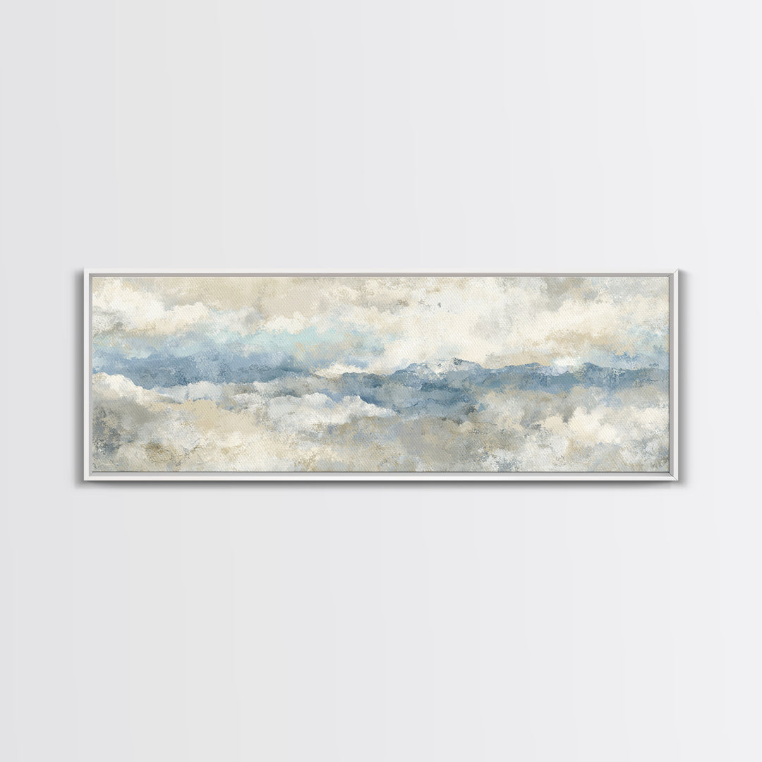 Subtle Marble Texture Framed Canvas Print, Medical Office Art, Wall Art, Office Decor, Fine Art, Calm, Printable Card, MOA-3x1-59