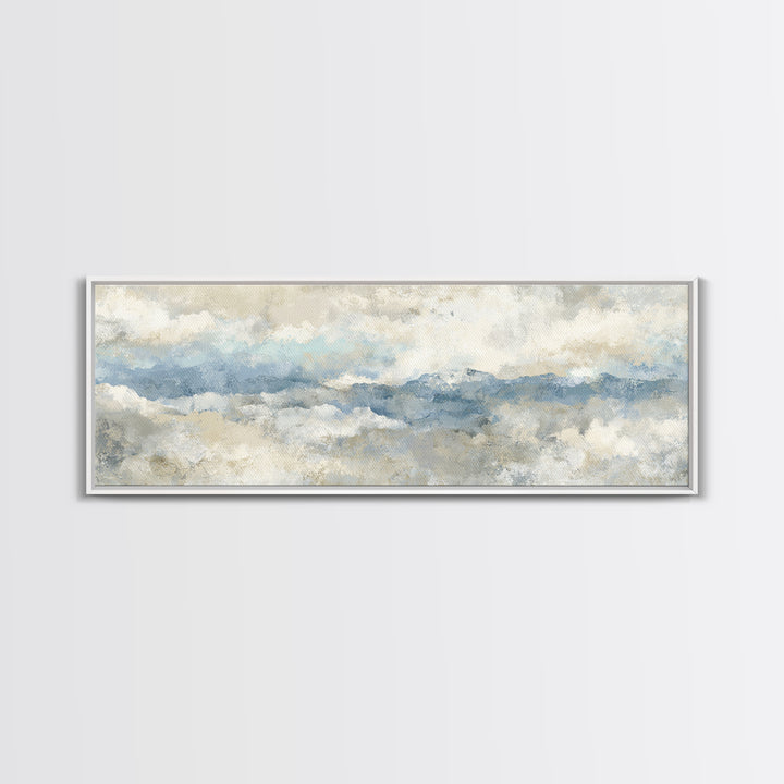 Subtle Marble Texture Framed Canvas Print, Medical Office Art, Wall Art, Office Decor, Fine Art, Calm, Printable Card, MOA-3x1-59