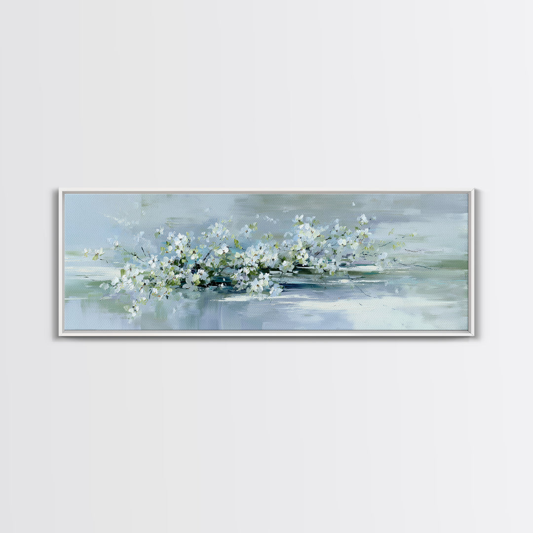 Lavender Botanical Still Life Canvas Print, Medical Office Art, Anatomy Art, Office Decor, Watercolor Art, Calm, MOA-3x1-61