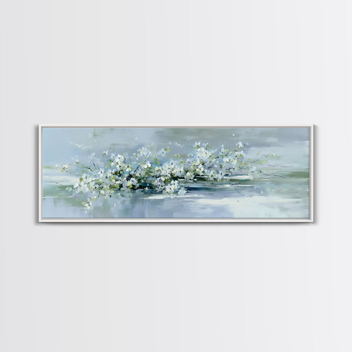Lavender Botanical Still Life Canvas Print, Medical Office Art, Anatomy Art, Office Decor, Watercolor Art, Calm, MOA-3x1-61