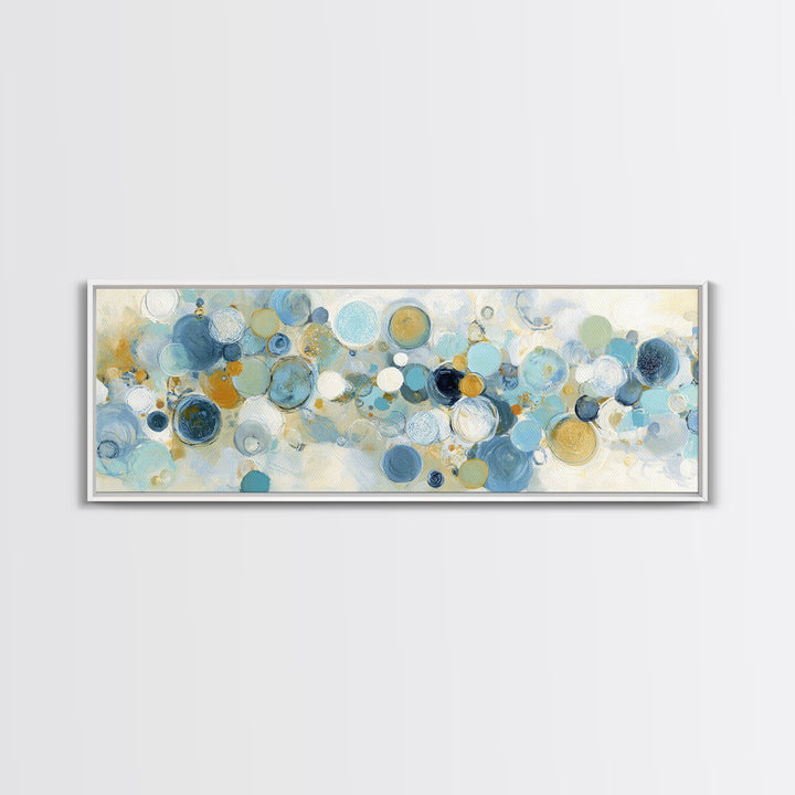 Abstract Cells and Circles as Soothing Pattern Canvas Print, Medical Office Art, Heart Anatomy Print, Office Decor, Calm, MOA-3x1-69