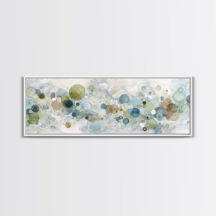 Abstract Cells and Circles as Soothing Pattern Canvas Print, Medical Office Art, Medical School, Office Decor, Fine Art, Calm, MOA-3x1-93