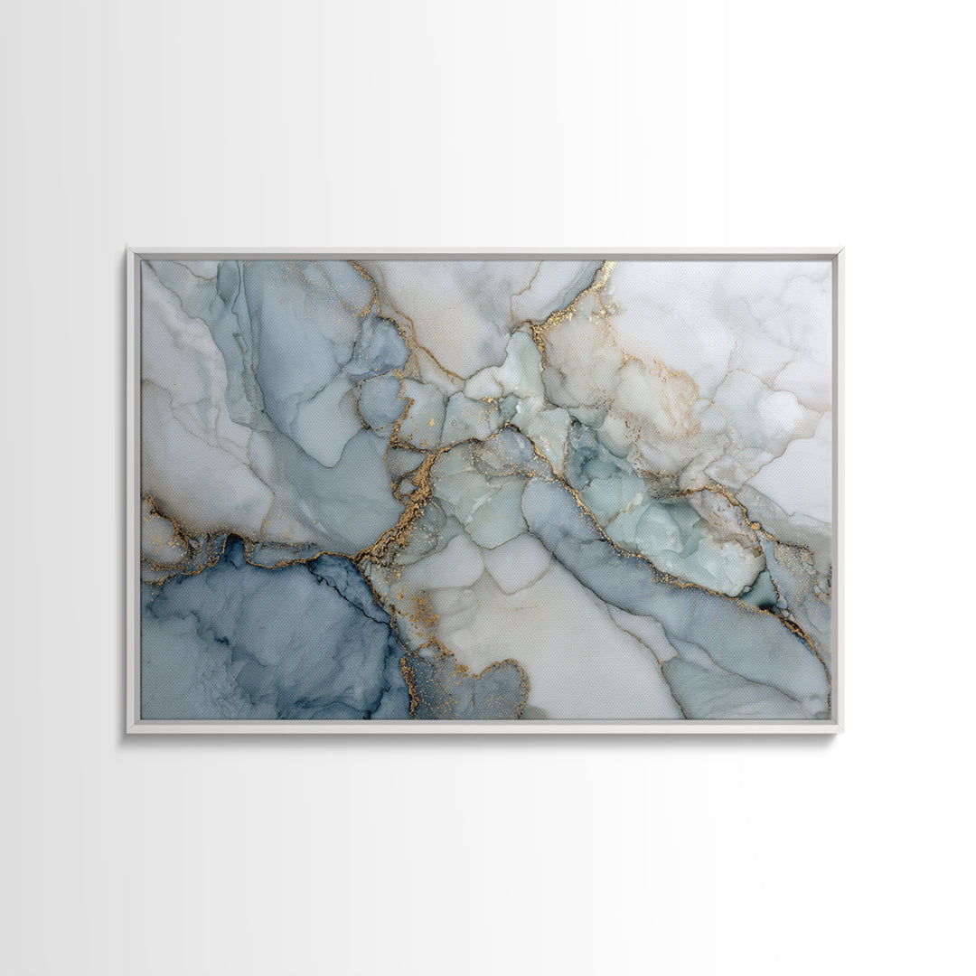 Subtle Marble Texture Framed Canvas Print, Medical Office Art, Anatomy Wall Art, Office Decor, Fine Art, Calm, Neuroscience Art, MOA-3x2-23