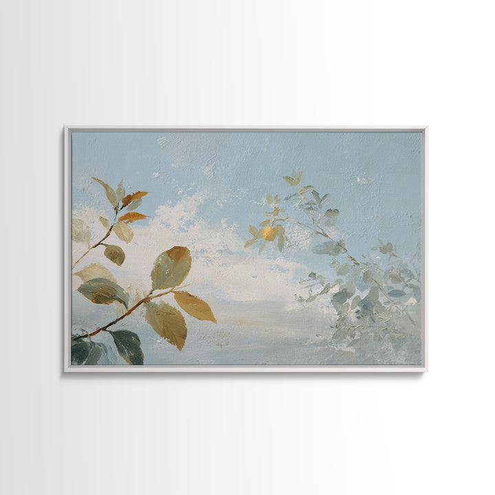 Fresh Citrus and Leaves for Bright Optimism Framed Canvas Print, Medical Office Art, Dental Office Decor, Office Decor, Calm, MOA-3x2-28