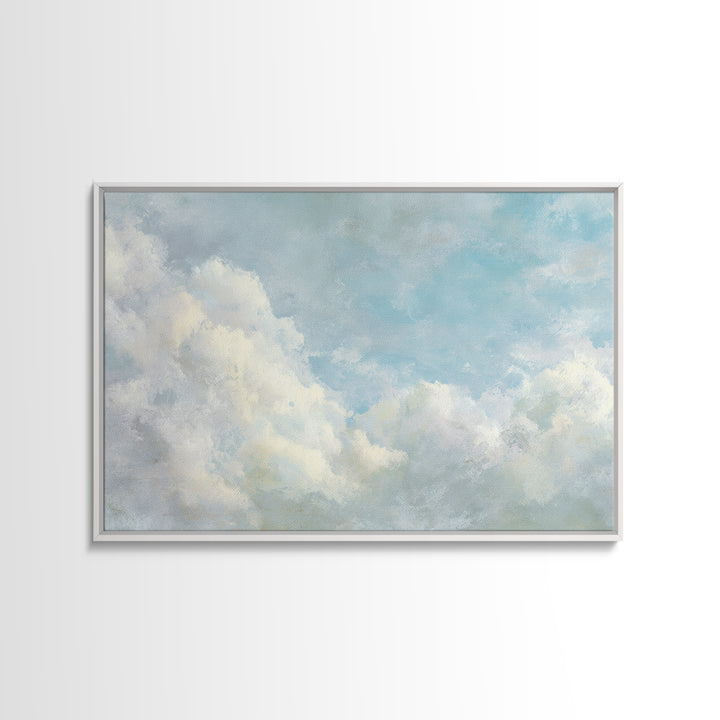 Sky and Cloud Scene Canvas Print, Medical Office Art, Educational Poster, Office Decor, Oil Painting, Calm, Fine Art Print, MOA-3x2-37