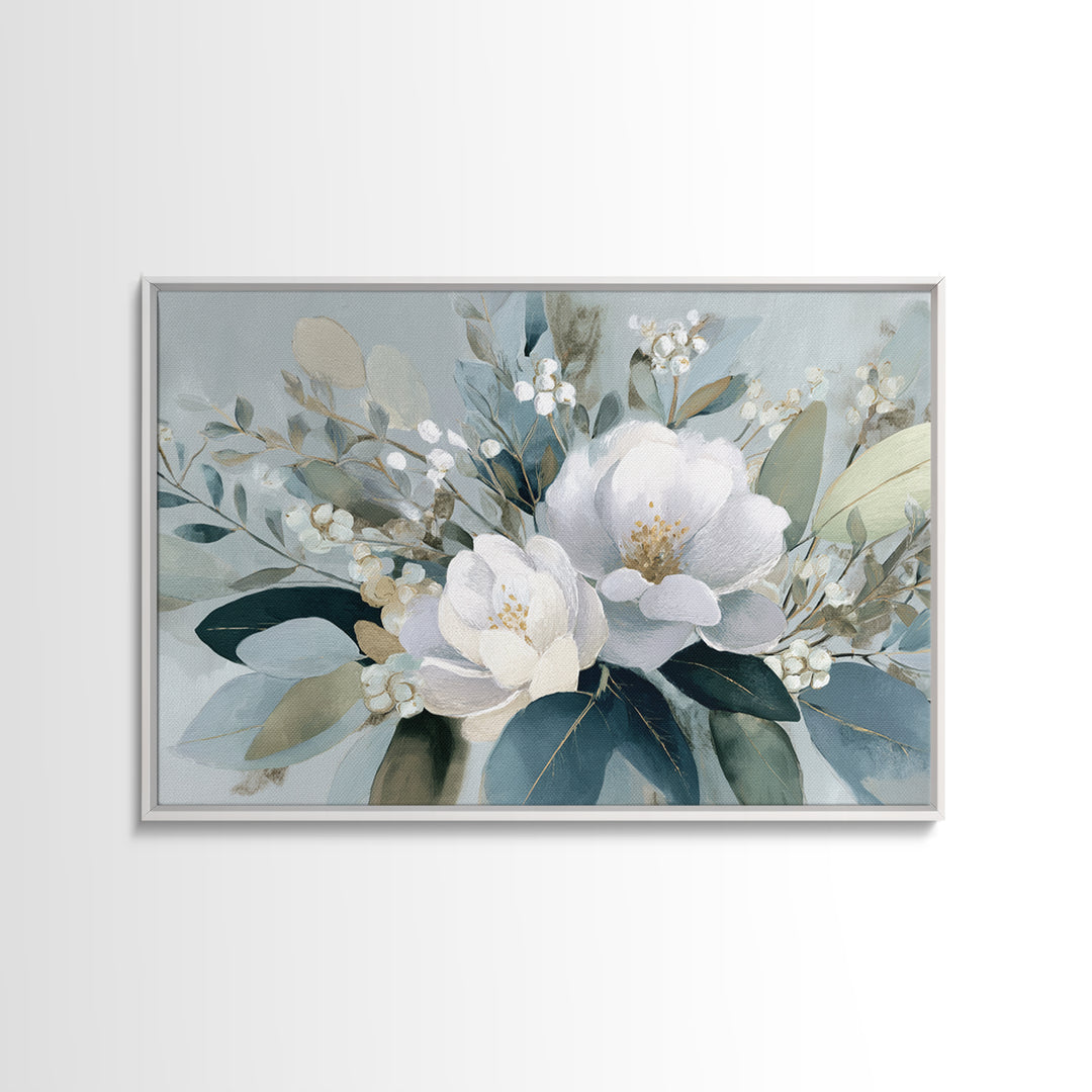 Lavender Botanical Still Life Canvas Print, Medical Office Art, Heart Anatomy Print, Office Decor, Oil Painting, Calm, MOA-3x2-49