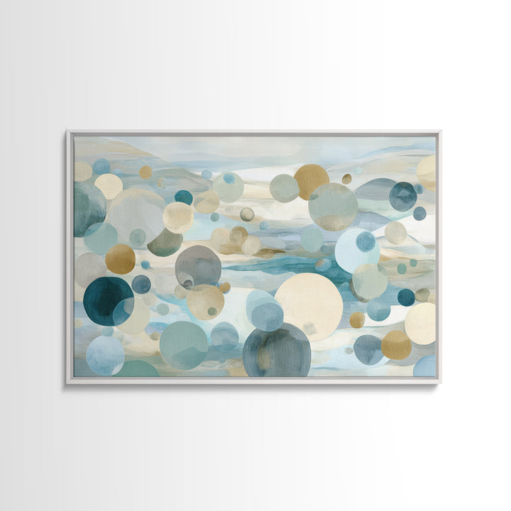 Abstract Cells and Circles as Soothing Pattern Canvas Print, Medical Office Art, Anatomy Poster, Office Decor, Abstract Art, MOA-3x2-57