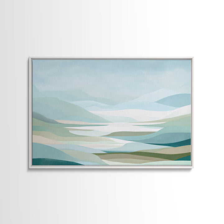 Clean Geometric Composition Canvas Print, Medical Office Art, Printable Card, Office Decor, Abstract Art, Calm, MOA-3x2-62