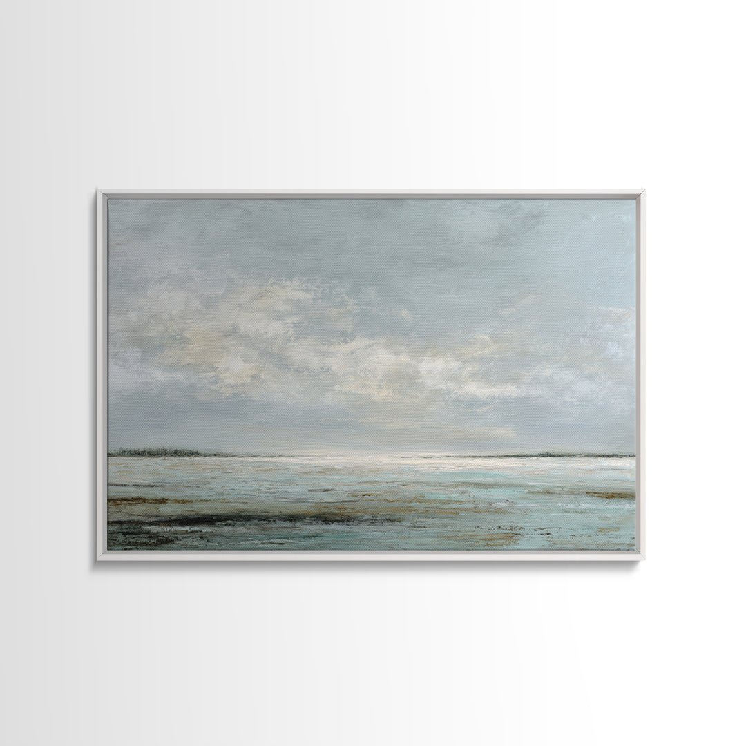 Large Neutral Landscape Canvas Print, Medical Office Art, Neutral Decor, Office Decor, Oil Painting, Calm, Wall Art, Home Decor, MOA-3x2-68
