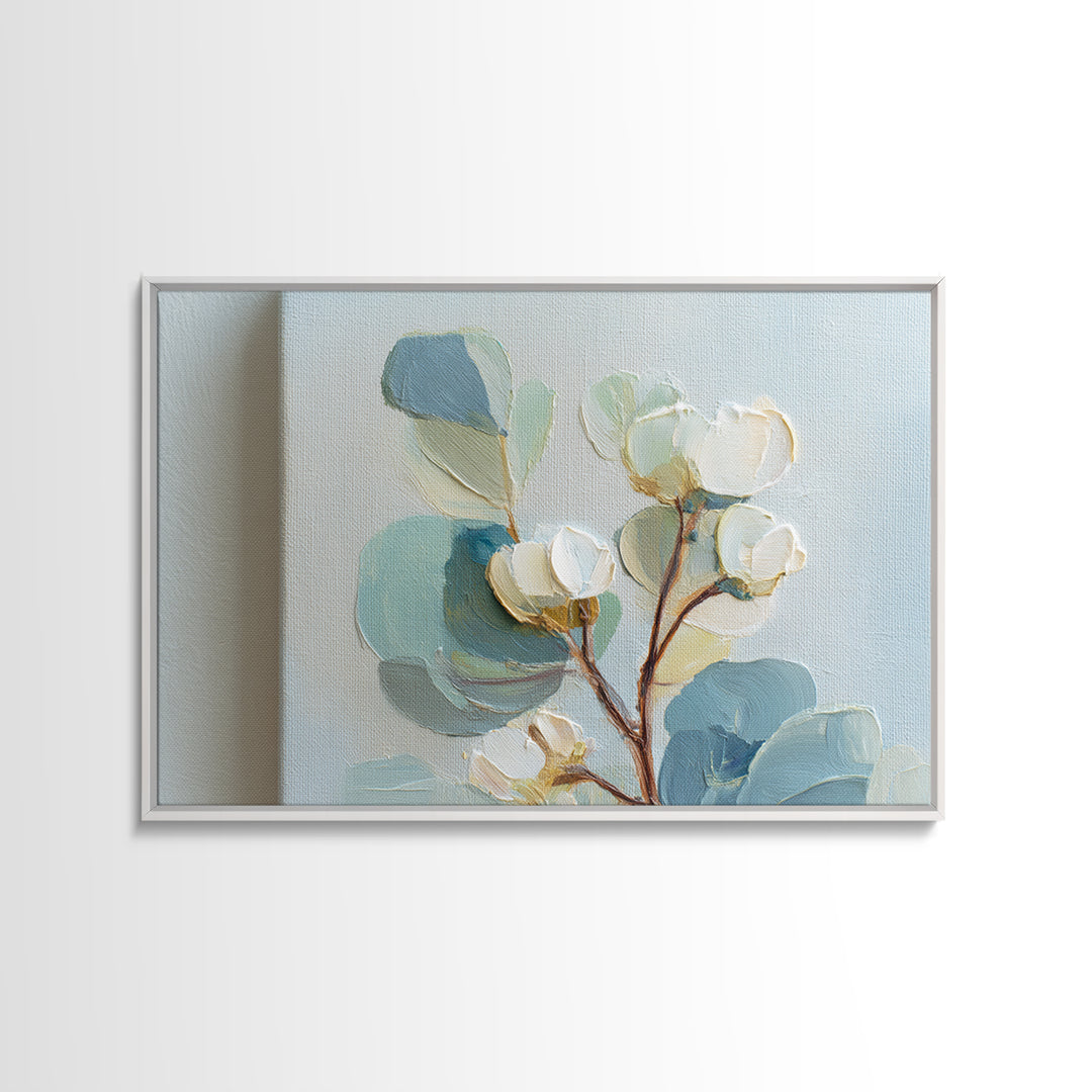Lavender Botanical Still Life Canvas Print, Medical Office Art, Heart Anatomy Print, Office Decor, Oil Painting, Calm, MOA-3x2-73