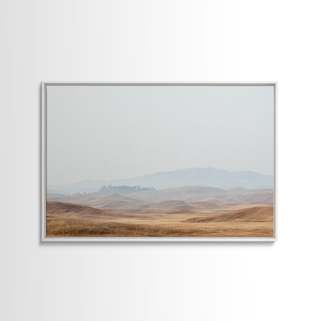 Large Neutral Landscape Framed Canvas Print, Medical Office Art, Luxury Decor, Office Decor, Fine Art, Calm, Digital Wall Art, MOA-3x2-92