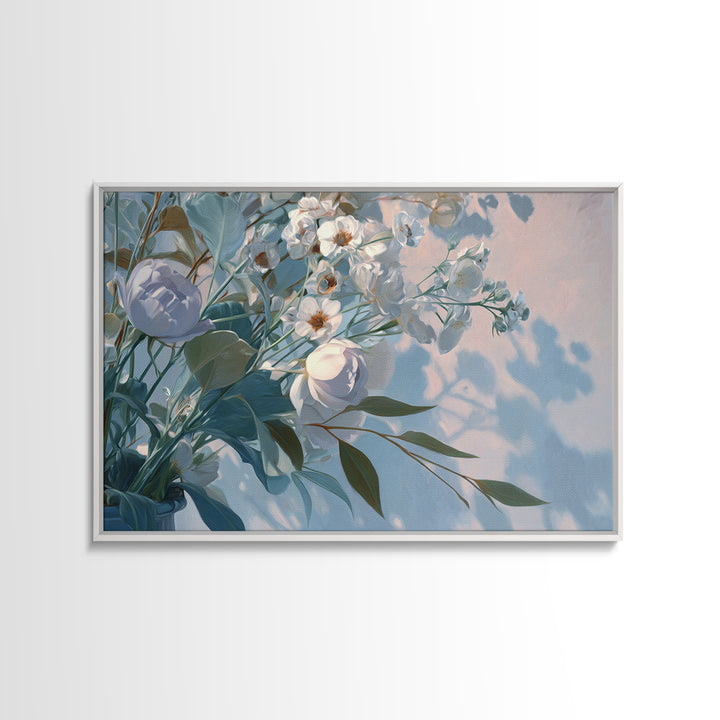 Lavender Botanical Still Life Framed Canvas Print, Medical Office Art, Medical School, Office Decor, Watercolor Art, Calm, MOA-3x2-97