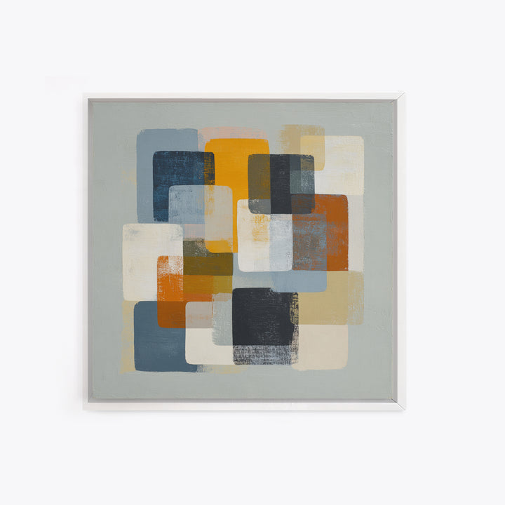 High Contrast Gallery Abstract Framed Canvas Print, Modern Art, Set of 3 Prints, Living Room Decor, Fine Art, Modern, MOD-1x1-72