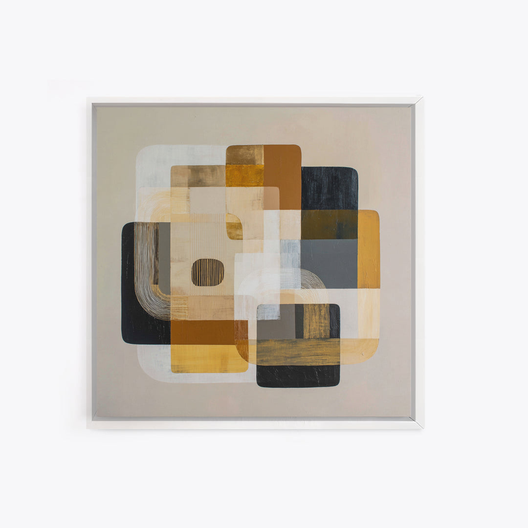 Bold Abstract Composition Canvas Print, Modern Art, Wall Art, Living Room Decor, Fine Art, Modern, Artwork, Art Nouveau, MOD-1x1-97