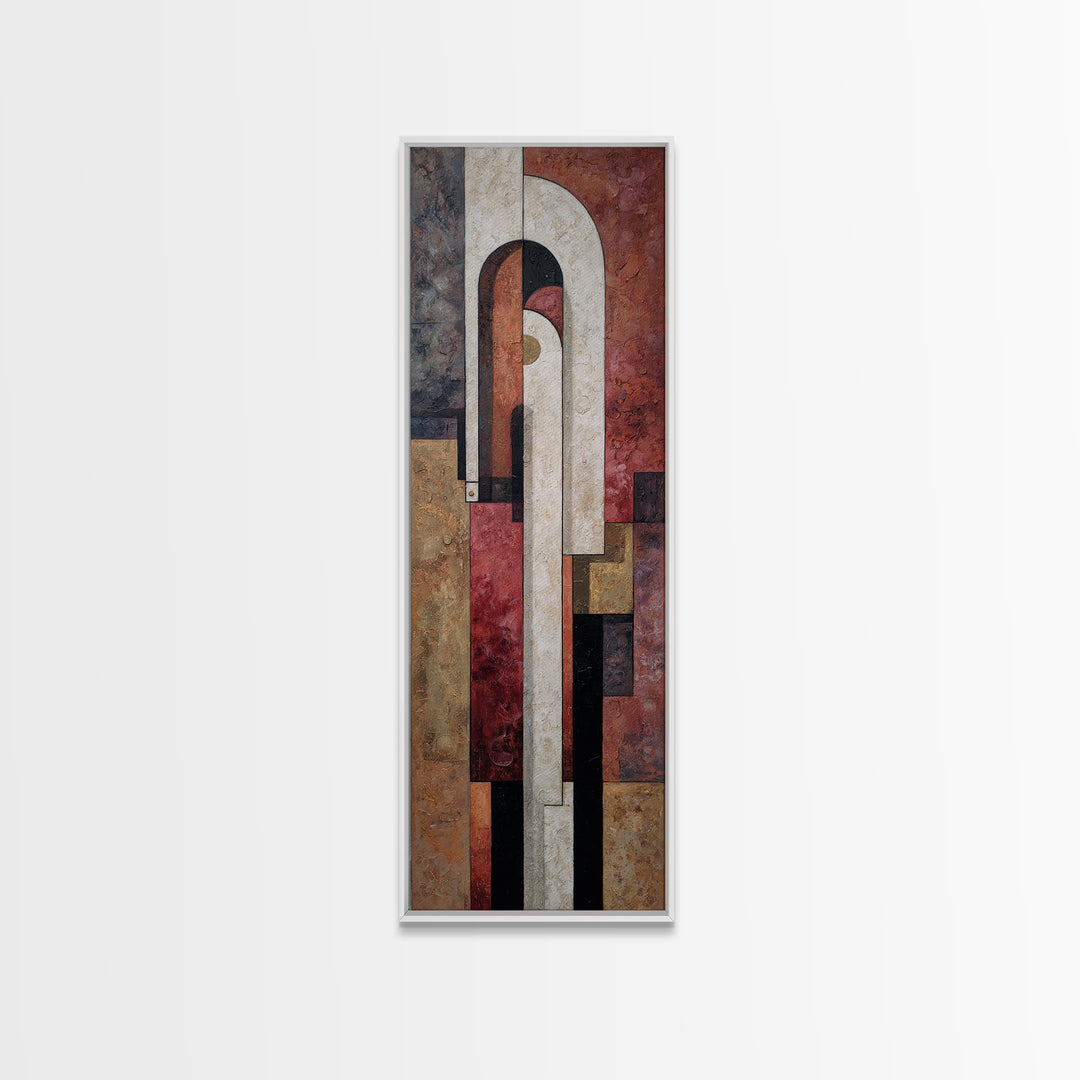 Architectural Arch Composition Canvas Print, Modern Art, Artwork, Living Room Decor, Fine Art, Modern 381, Set of Prints, MOD-1x3-81