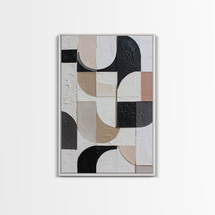 Large Organic Forms Framed Canvas Print, Modern Art, Art, Living Room Decor, Oil Painting, Modern, Canvas Art, Digital Print, MOD-2x3-59