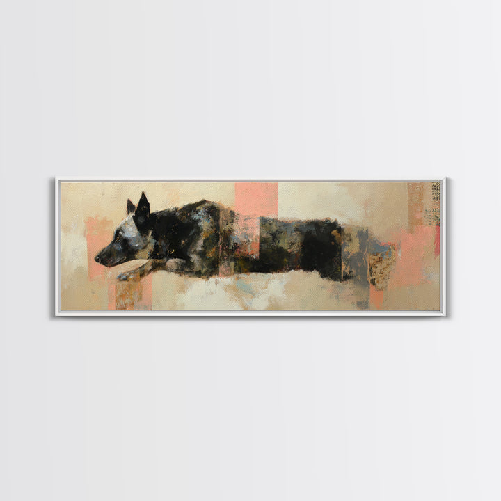 Modern Animal Portrait Canvas Print, Modern Art, Poster Art, Living Room Decor, Fine Art, Modern, Minimalist Decor, MOD-3x1-14