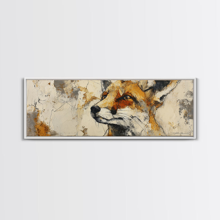 Modern Animal Portrait Canvas Print, Modern Art, Gallery Decor, Living Room Decor, Fine Art, Modern, Contemporary Art, MOD-3x1-62