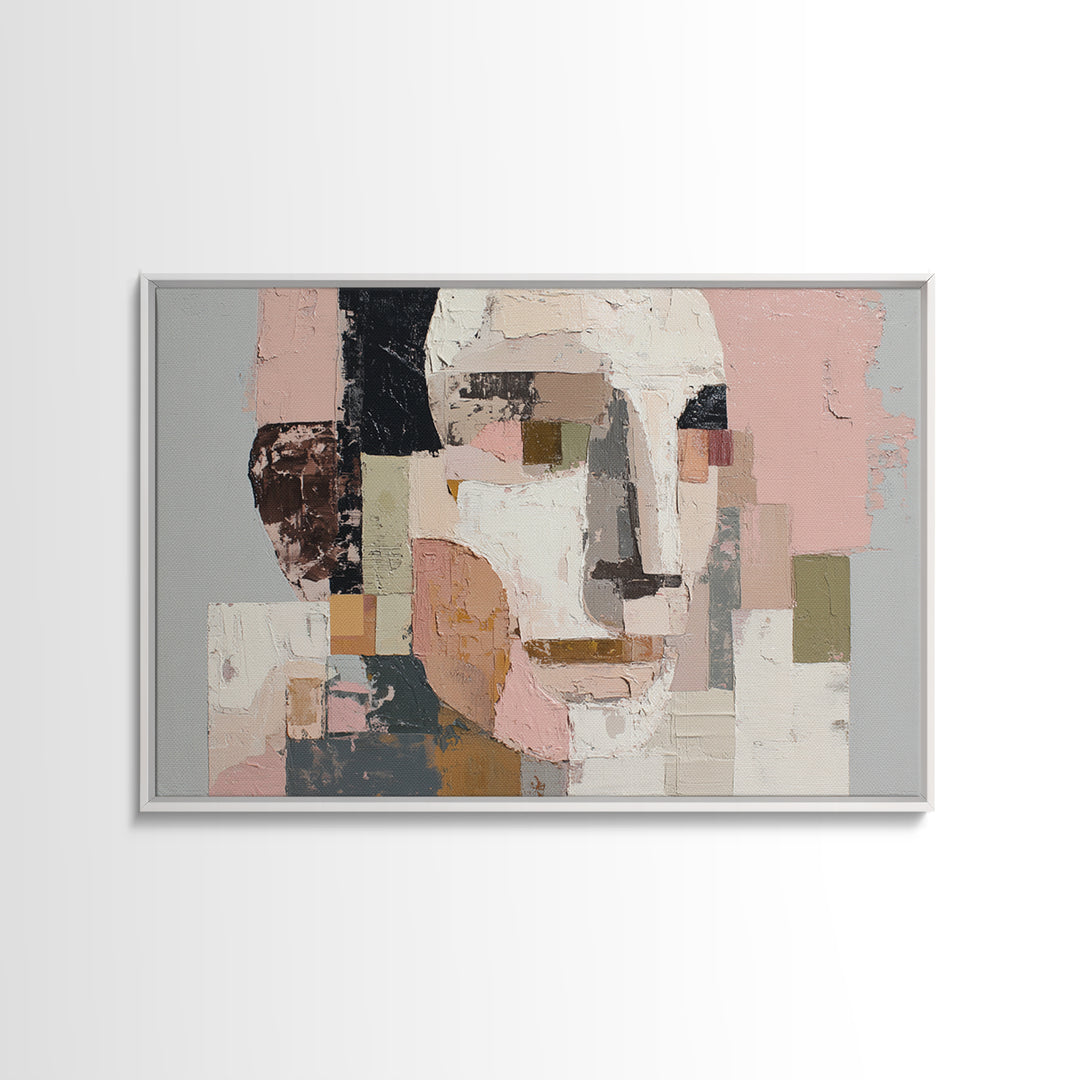 Fragmented Figure Study Canvas Print, Modern Art, Printable Art, Living Room Decor, Fine Art, Modern, Trendy Wall Art, MOD-3x2-21