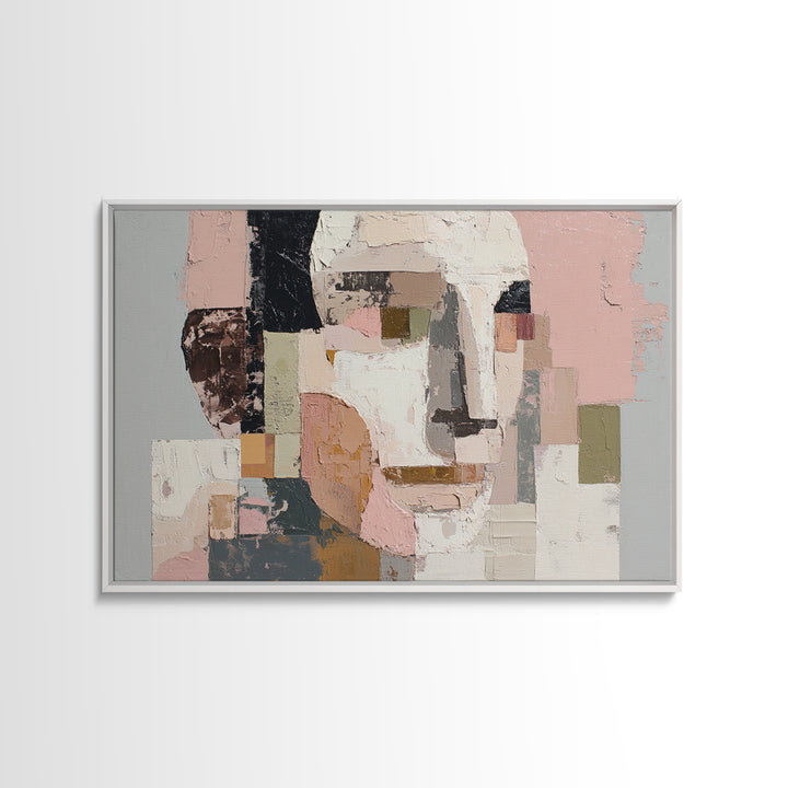 Fragmented Figure Study Canvas Print, Modern Art, Printable Art, Living Room Decor, Fine Art, Modern, Trendy Wall Art, MOD-3x2-21