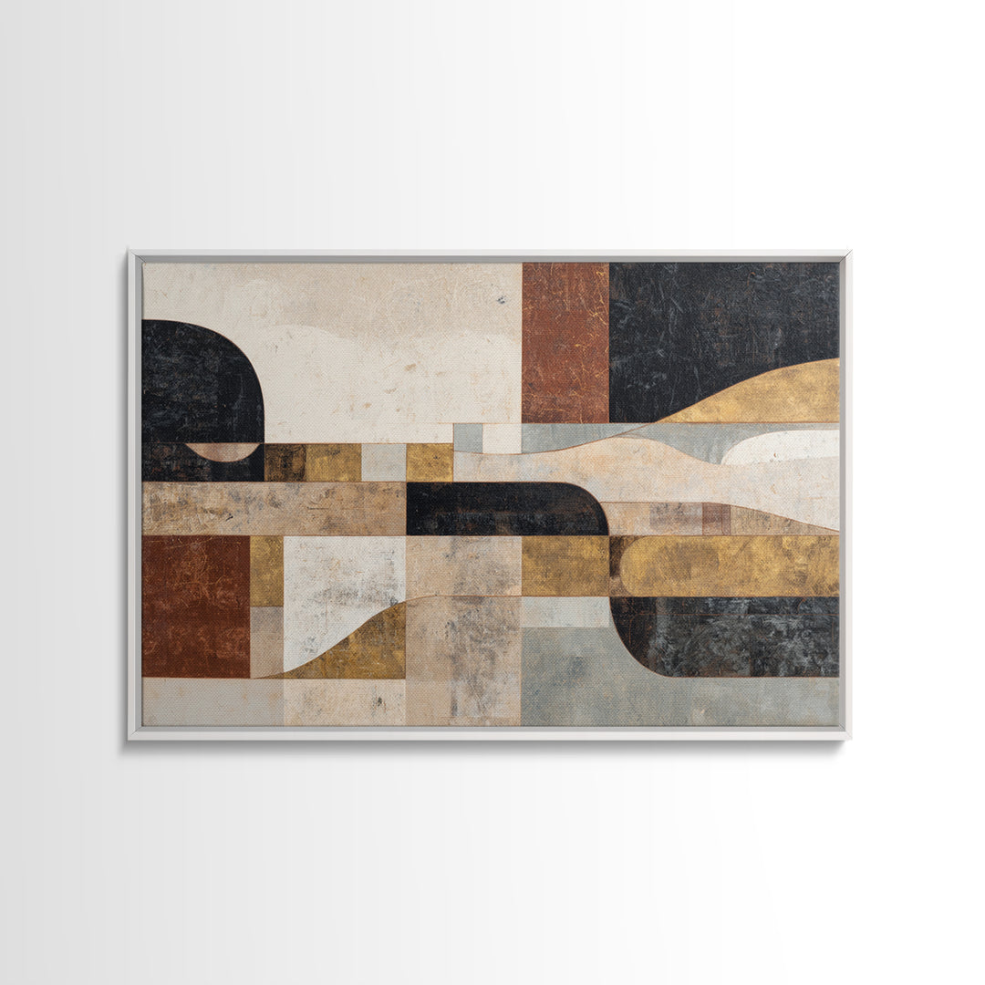 Bold Abstract Composition Canvas Print, Modern Art, Set of 3 Prints, Living Room Decor, Abstract Art, Modern, Luxury Decor, MOD-3x2-29