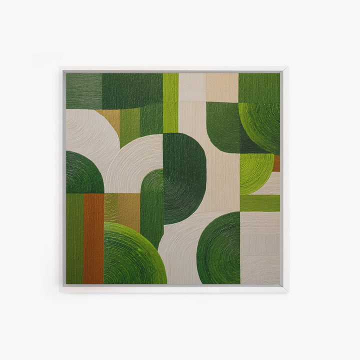 Green Botanical Study Canvas Print, Monochrome Art, Neutral Decor, Living Room Decor, Fine Art, Mono, Home Decor, Poster, MON-1x1-75