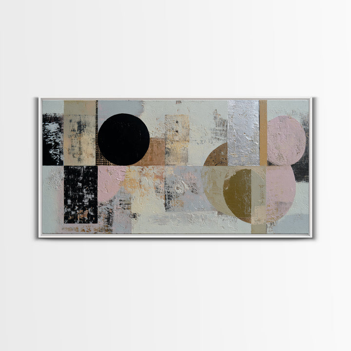 Silver Ocean Moonlight Scene Canvas Print, Monochrome Art, Art Prints, Living Room Decor, Fine Art, Mono, Apartment Decor, MON-2x1-39