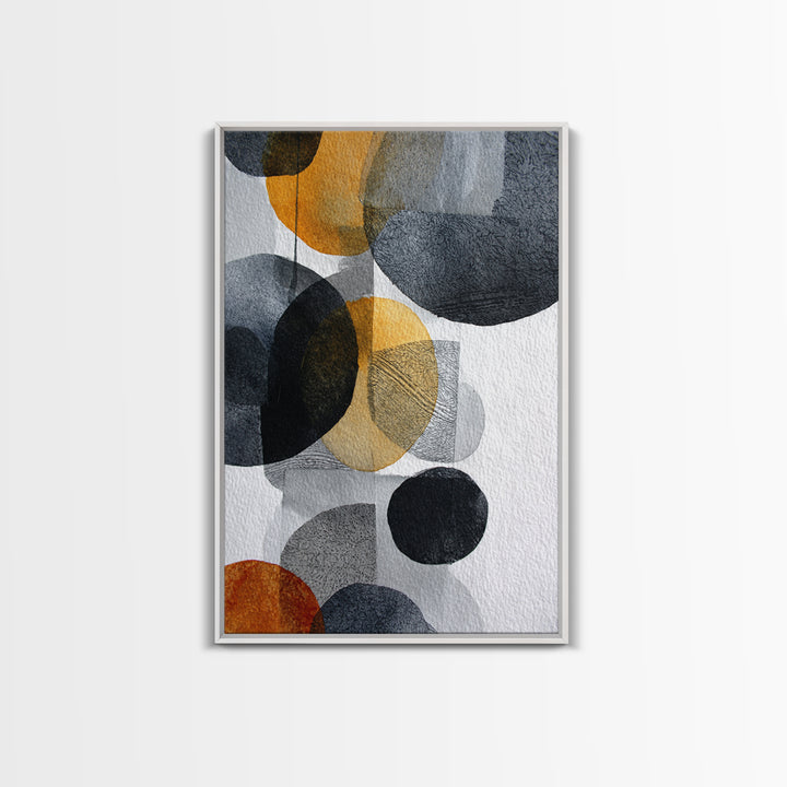 Black Ink Abstract Canvas Print, Monochrome Art, Luxury Decor, Living Room Decor, Abstract Art, Mono, Printable Wall Art, MON-2x3-14