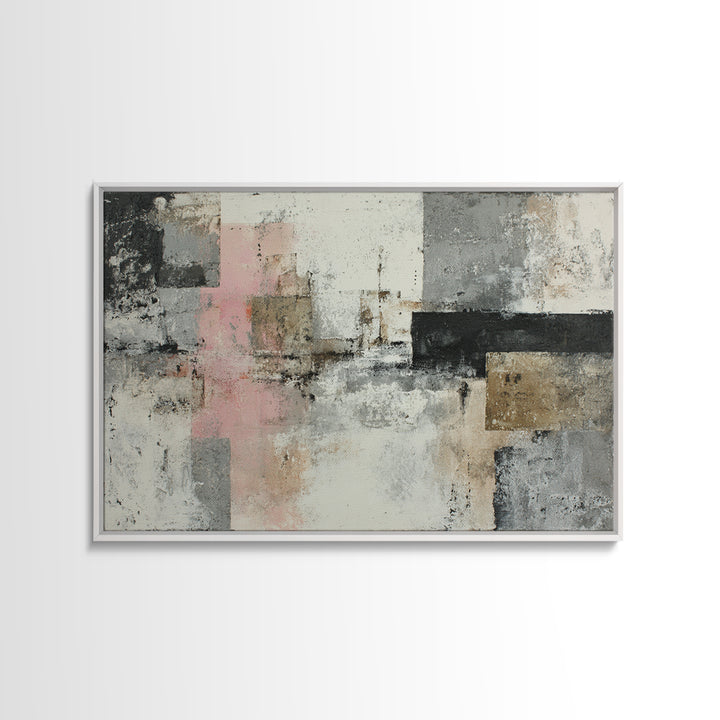 Black Ink Abstract Canvas Print, Monochrome Art, Printable Art, Living Room Decor, Abstract Art, Mono, Minimalist Wall Art, MON-3x2-34
