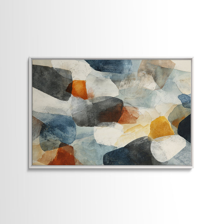 Black Ink Abstract Canvas Print, Monochrome Art, Printable Art, Living Room Decor, Abstract Art, Mono, Minimalist Wall Art, MON-3x2-58