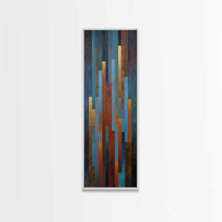 Abstract Rhythm Lines Like Painted Music Canvas Print, Music Studio Art, Music Poster, Studio Decor, Fine Art, Rhythm, MSA-1x3-59