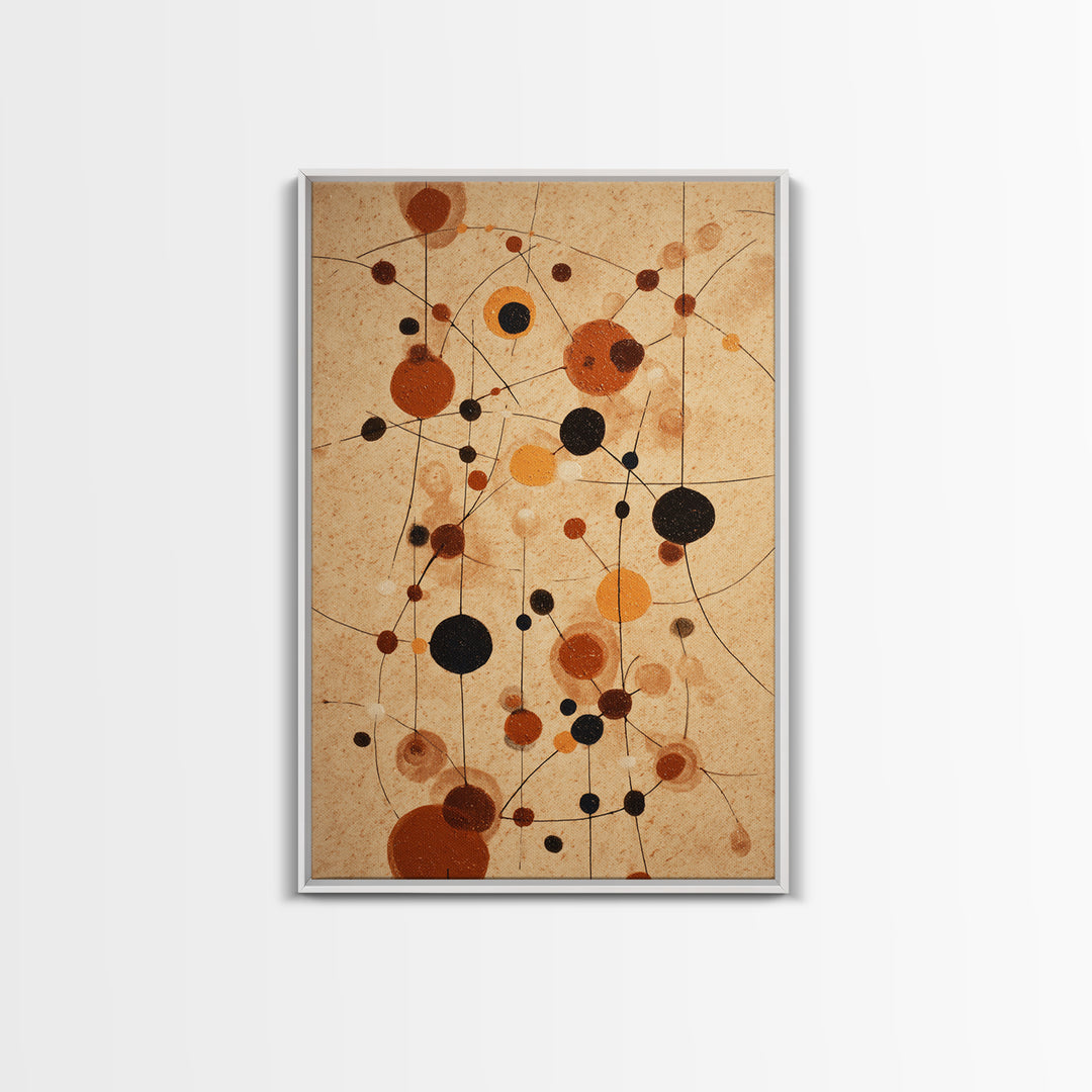 Abstract Rhythm Lines Like Painted Music Framed Canvas Print, Music Studio Art, Textured Painting, Studio Decor, Rhythm, MSA-2x3-55
