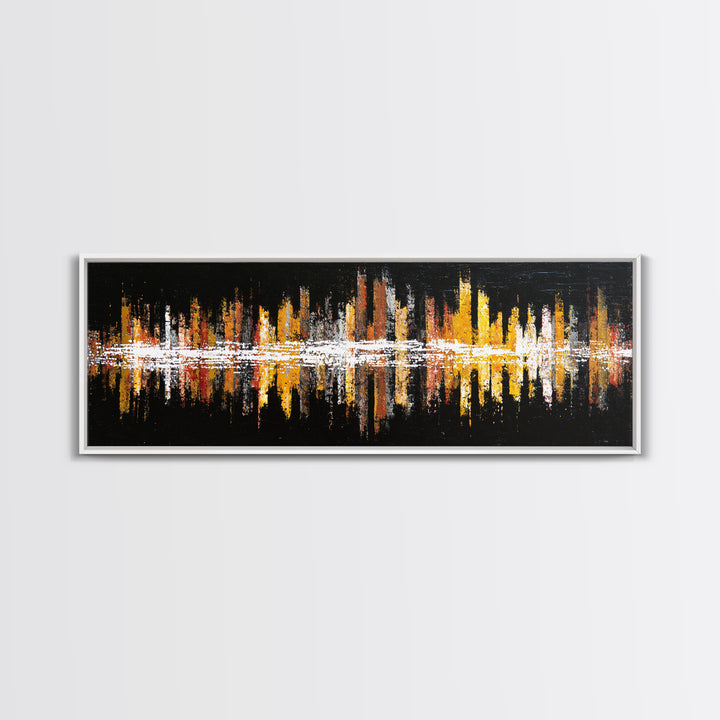 Abstract Rhythm Lines Like Painted Music Canvas Print, Music Studio Art, Fine Art Print, Studio Decor, Fine Art, Rhythm, MSA-3x1-39